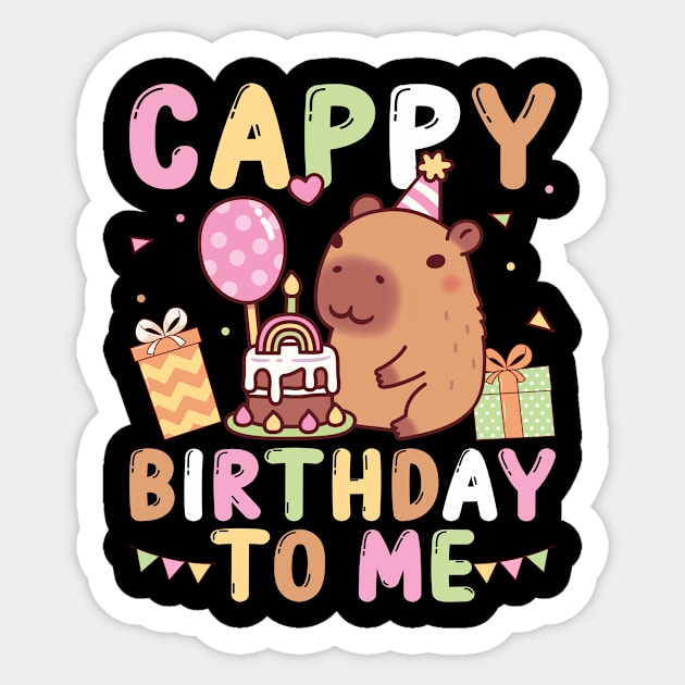 Capybara Birthday Capibara Bday Cappy Birthday To Me Capy Birthday Gift